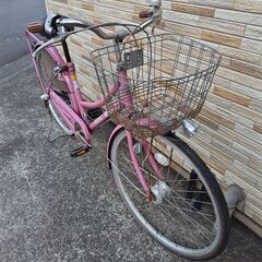 中古自転車 3段変速 26インチ LEDオートライト 軽整備済み 防犯登録対応 町田市 相模原市 MM605