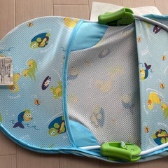 【美品】ベビー用ソフトバスチェア　新生児〜約11kgの画像