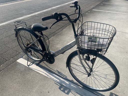 【完売御礼】【大人用】整備済 サギサカ  26型外装6段ギア 中古自転車 婦人車 銀色 \u003c自転車のオオムラ 静岡店\u003e