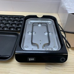 ✨引き取り限定✨Francfranc たこ焼き機　フラットプレート付きの画像
