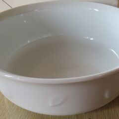 【新品・箱入り】たち吉　白いサラダボウル　GoldenAppleの画像