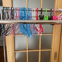 ハンガーラック収縮&引出し付の画像