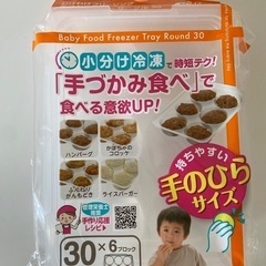 新品　リッチェル　わけわけフリージング　手づかみトレー　数回使用...