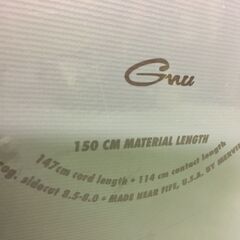 A475　gnu　グヌー　スノーボード　板　150㎝　スノボ　ウインタースポーツの画像