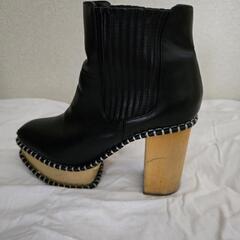 MOUSSY　ウッドソールブーツの画像