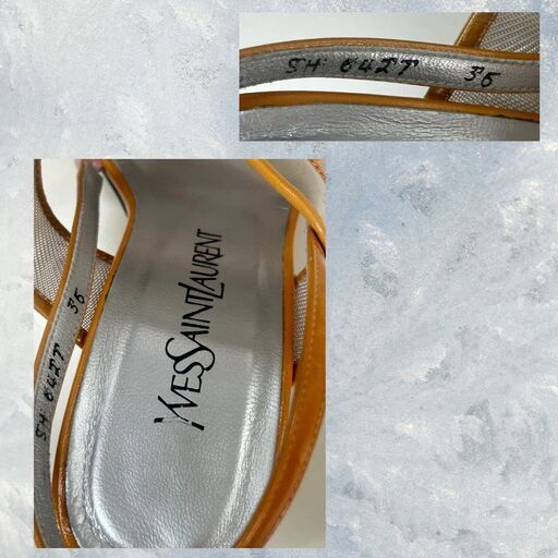 YVESSAINT LAURENT イヴ サンローラン　ヒール  23.5cm D_012