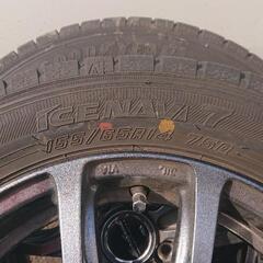 軽自動車アルミホイール付スタッドレスタイヤの画像