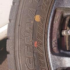 軽自動車アルミホイール付スタッドレスタイヤの画像