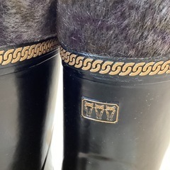 美原店　新品　スパイクピン付き　ミツウマ　防寒長靴　25cmの画像