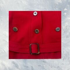 美品”HUGO BOSS/長袖ジャケット/赤/袖口リブ/S-Mサイズ相当/ D_020の画像