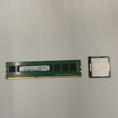【ジャンク】Core i3-4130 CPU＋PC3-12800...
