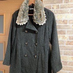 axes femme アクシーズファム フェイクファー 長袖ピーコート サイズMの画像