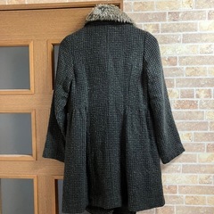 axes femme アクシーズファム フェイクファー 長袖ピーコート サイズMの画像