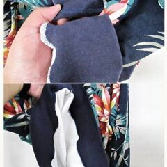 希少　Supreme　ボタニカル柄　フローラルパーカー　Lサイズ　カナダ製　スウェットフーディ　刺繍ロゴ　ネイビー　シュプリームの画像