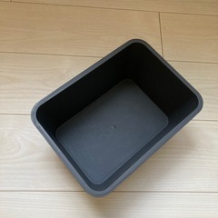 【交渉中】収納ケース　ブラック　グレーの画像