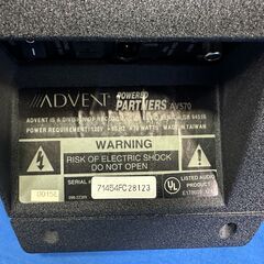 【動作保証あり】Advent Powered Partners AV570 パワードスピーカー ペア【管理KRK1035】の画像