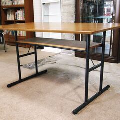  3点セット！journal standard Furniture  ジャーナルスタンダードファニチャー   PAXTON LD BENCH umber パクストン LD ベンチ アンバー 2台  エルディベンチ 長椅子 アーム付き  パクストン エルディ テーブル  PAXTON LD TABLE の画像