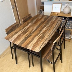 【美品】ダイニングテーブルセットの画像
