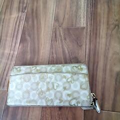 COACH　コーチ　長財布　ゴールドの画像