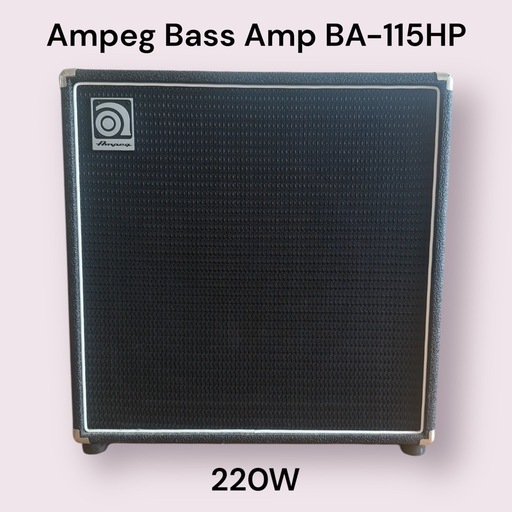 【超美品】Ampeg BassAmp BA-115HP 220W ベースアンプ
