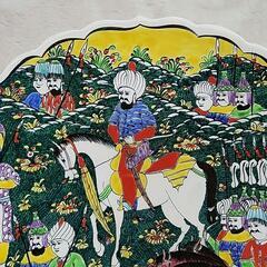 トルコ皿 飾り皿 プレート アンティークの画像