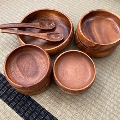 木の食器セット売り