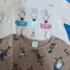 女の子長袖Ｔシャツ6点 110の画像