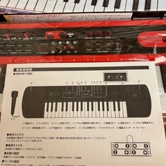 37KEYSミュージックキーボード レッド ピアノの画像