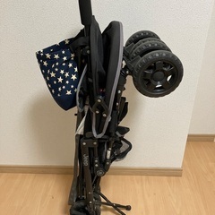 jeep ベビーカー　B型　レインカバー等付きの画像