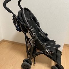 jeep ベビーカー　B型　レインカバー等付きの画像
