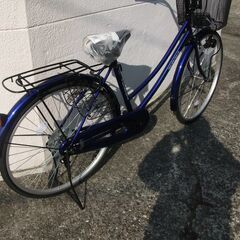 ☆新品・未使用　婦人用自転車　ママチャリ　26インチ　ブルー　サイクルギャリラリー周南の画像