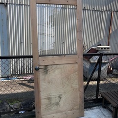 建具　ドア　ガラス　木製　店舗などに
