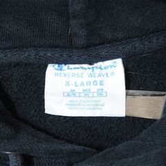 Champion REVERSE WEAVE チャンピオン プルオーバー パーカー スウェット ブラック Lサイズの画像