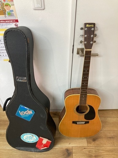 ヴィンテージ フォークギター morris w-25 1973年  ハードケース付き モーリス