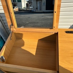 木製　ドレッサー　化粧台　鏡台　の画像