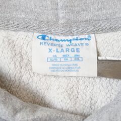 Champion REVERSE WEAVE チャンピオン プルオーバー パーカー スウェット グレー XLサイズの画像