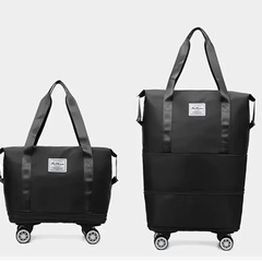 新品未使用　旅行　買い物　サブバッグ　コロコロ取り外し可能　伸縮3段階　万能スーツケース　バッグの画像