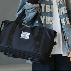 新品未使用　旅行　買い物　サブバッグ　コロコロ取り外し可能　伸縮...