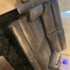 ビンテージリクライニングソファ　の画像
