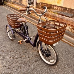 電動アシスト自転車◇三輪ワゴン◇ブリヂストン◇フロンティアラクット◇3段ギアの画像