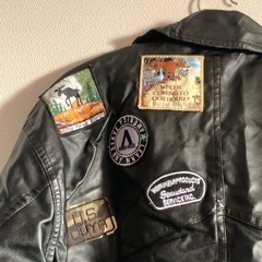 Bavie レザージャンパーの画像