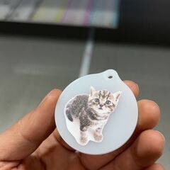 オーダーメイド　オリジナルアクリルキーホルダー　アクリルキーホルダー　５枚　７５０円から　アクキーの画像