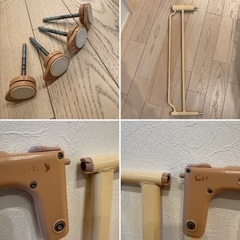 ベビーゲート②　Croomy　延長フレームあり　2段階ロック　まだまだ使用できます！【小傷あり】の画像