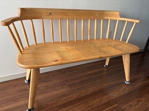 椅子、ひのきベンチ