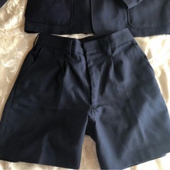 学生服小学校制服男の子130cm，135cm.2セット日本製秋冬春紺色の画像