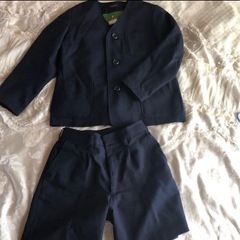 学生服小学校制服男の子130cm，135cm.2セット日本製秋冬春紺色の画像