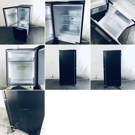 SHARP 冷蔵庫 152l 一人暮らし向け ブラック B10171 シャープ 152L