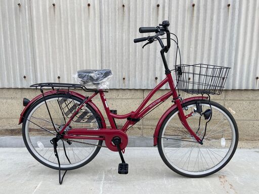 新品★未使用　ママチャリ　 26インチ　ロゼ