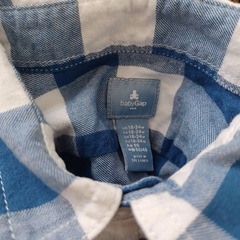 gap シャツロンパースの画像