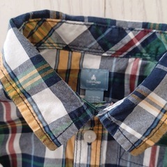 gap シャツロンパースの画像
